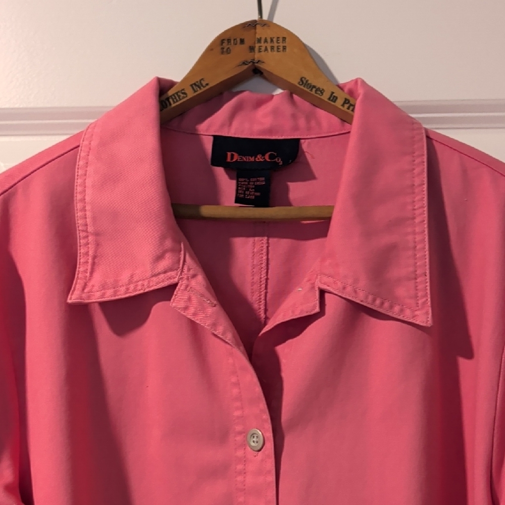 Denim & Co Button-Up Jacket - image 2